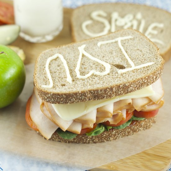 Kid Friendly Turkey Sandwich