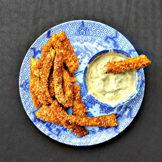 Fish Fingers & Avocado Tartar Sauce