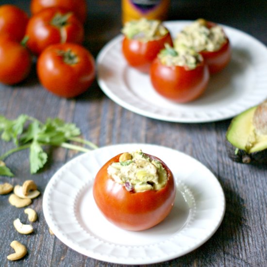 Curried Chicken Salad Tomatoes