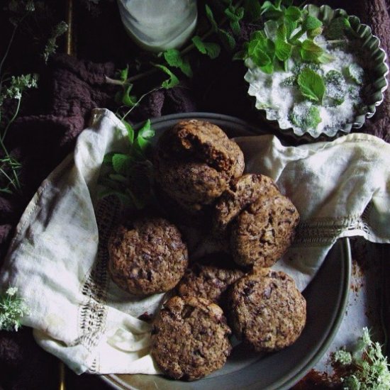 Dark Chocolate Mint Cookies