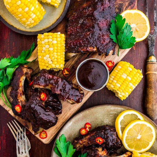 Sweet & Sticky Labour Day Ribs