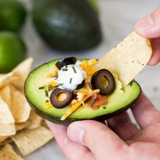 Avocado-Stuffed 7 Layer Dip