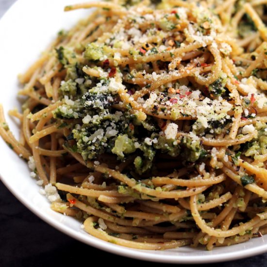 Spaghetti with Cauliflower