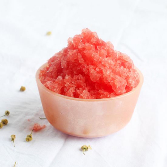 Watermelon Rosé Granita