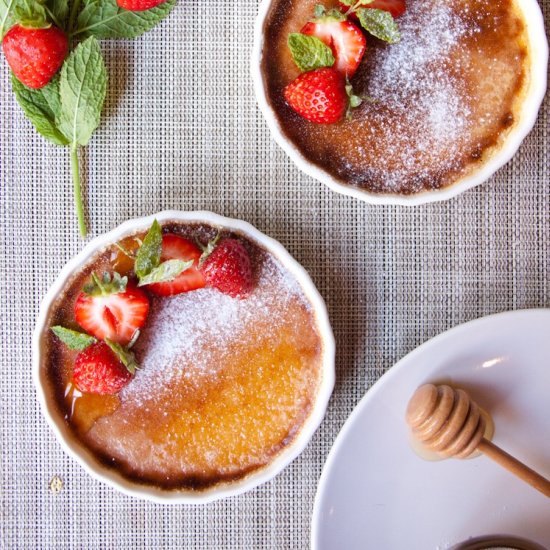 Honey and Vanilla Crème Brûlée