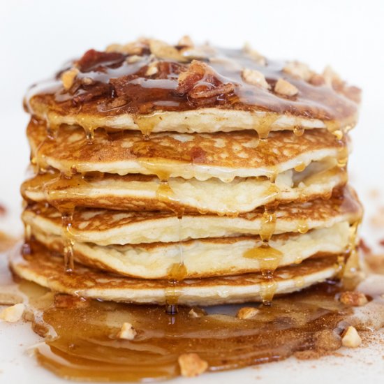 Bacon-Nut Pumpkin Spiced Pancakes