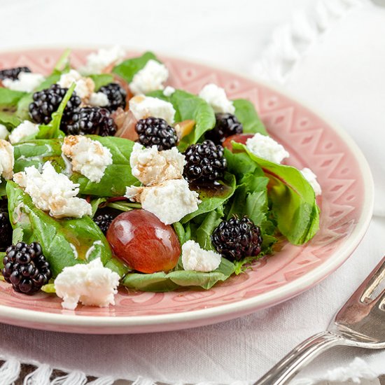 Wild Blackberry Salad