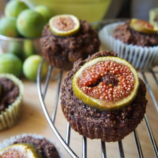 Fig and Carob Muffins