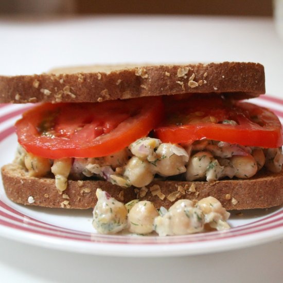 Chickpea Sunflower Sandwich