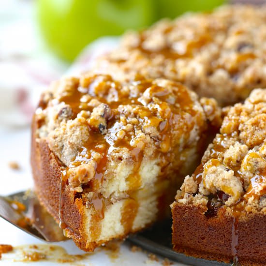 Caramel Apple Coffee Cake