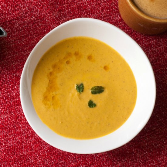 Mint and Carrot Soup