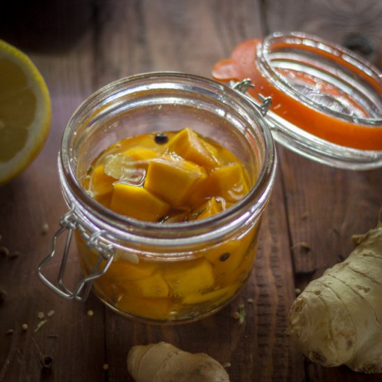 Preserved Ginger Lemon Pumpkin