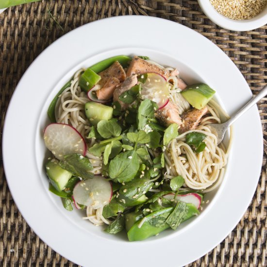 Japanese Yuzu + Soba Noodle Salad