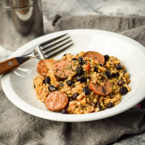 French Quarter Cajun Black Bean Rice