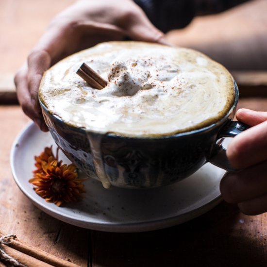 Healthy Coconut Pumpkin Spice Latte