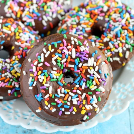 Baked Chocolate Donuts