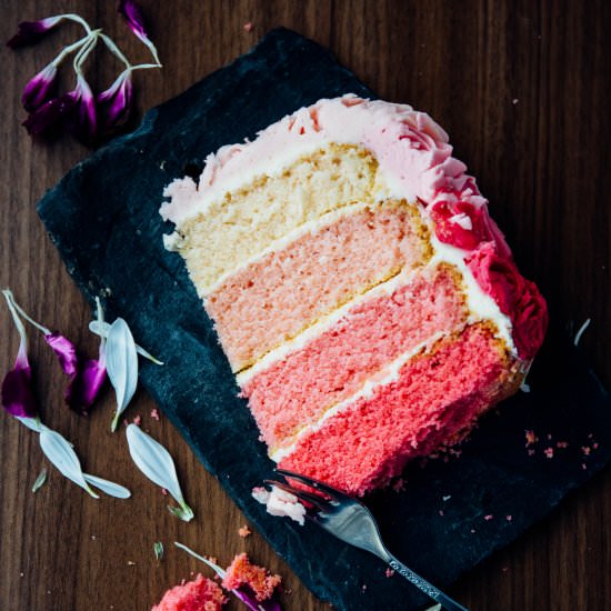 Birthday Rose Cake