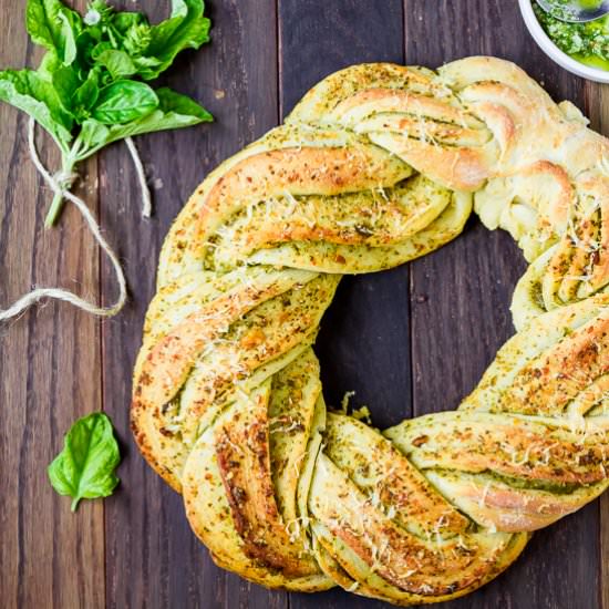 Braided Pesto Bread