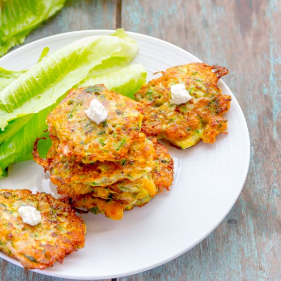 Chickpea Zucchini Fritters