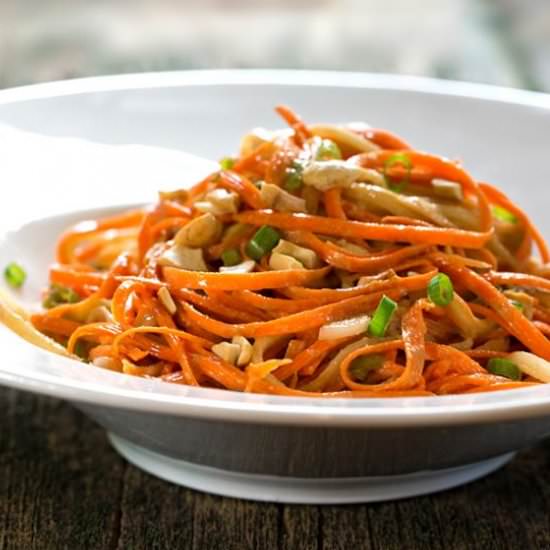 Chilled Carrot Cashew Noodles