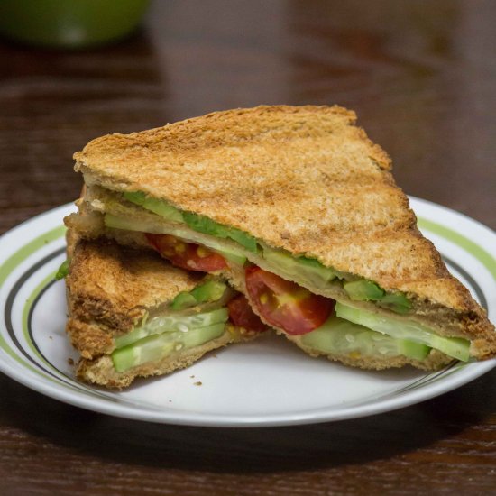 Grilled Vegetable Sandwich