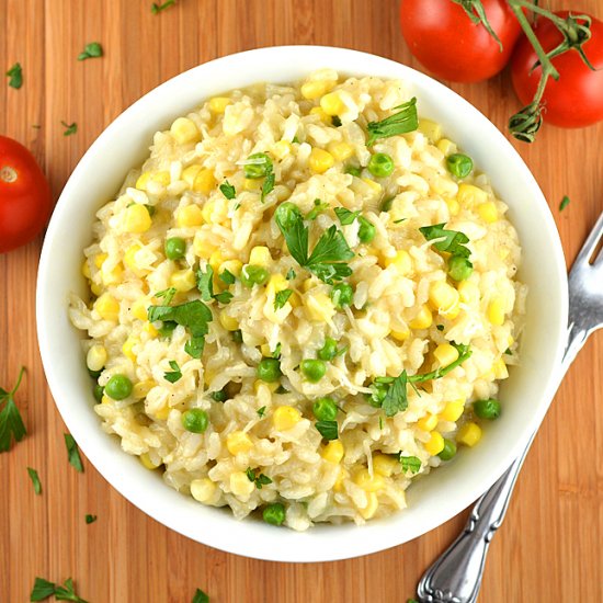 Sweet Corn Risotto