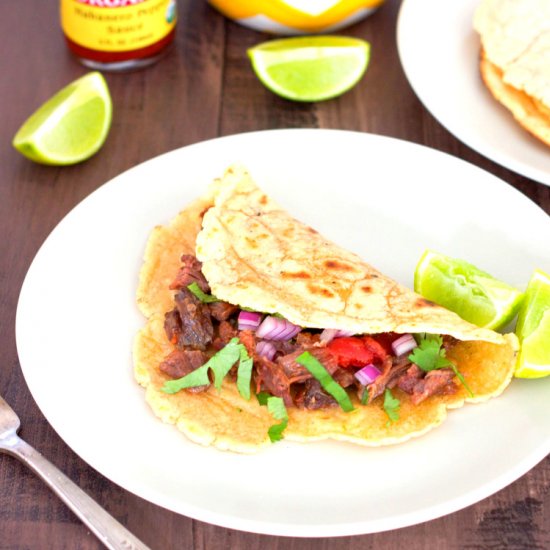 Paleo Beef Cheek Tacos