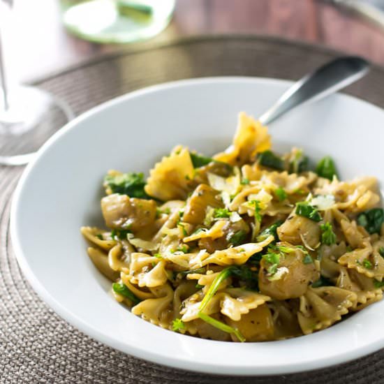 Eggplant w/ Buttery Rosemary Pasta