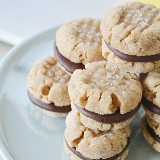 Peanut Butter Cookie Sandwiches