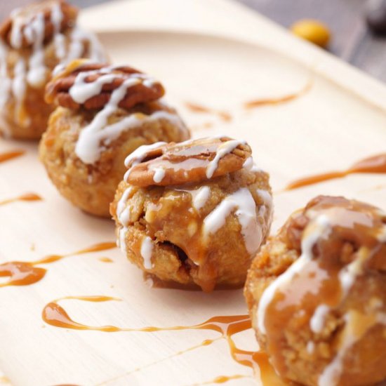 Caramel Pecan Pie Cake Balls