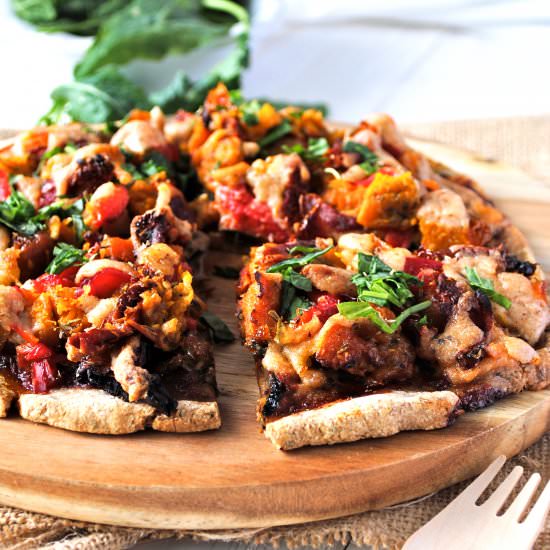 Gluten Free Roasted Vegetable Pizza