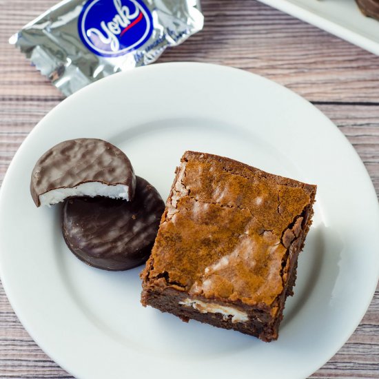 Peppermint Pattie Brownies