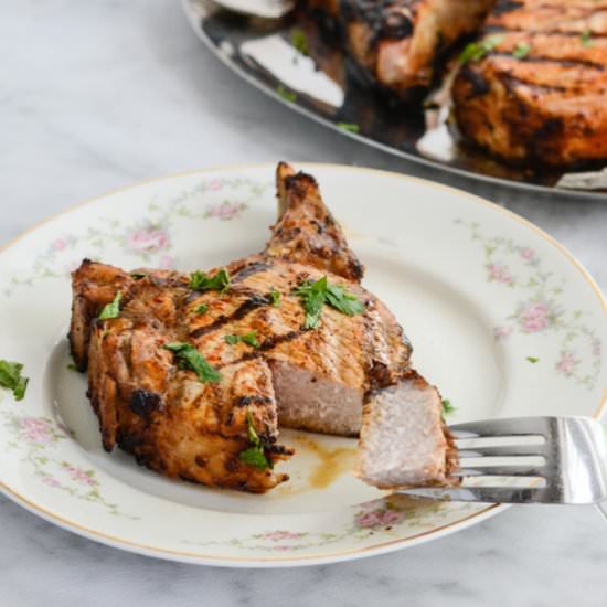 Chipotle Lime Marinated Pork Chops