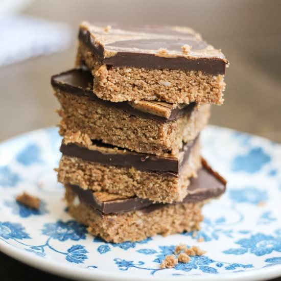 Nut Butter and Chocolate Bars