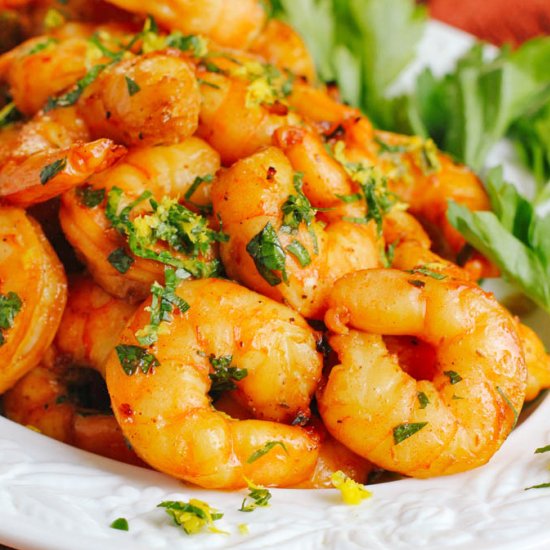 Baked Chipotle Honey Shrimp