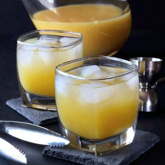 Crystallized Ginger OJ Cocktail