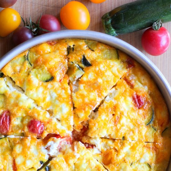 Zucchini and Tomato Frittata