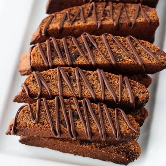 Triple Chocolate Biscotti