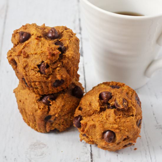 Peanut butter pumpkin muffins