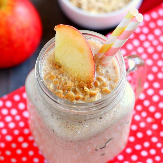 Peanut Butter Apple Pie Smoothie