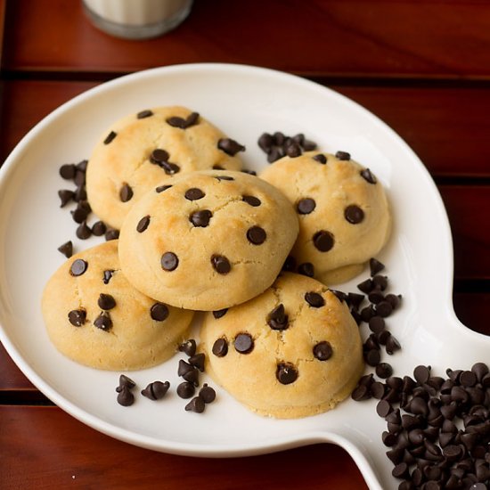 Eggless Chocolate Chip Cookies