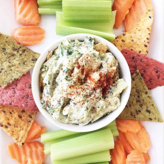 Vegan Spinach & Artichoke Dip