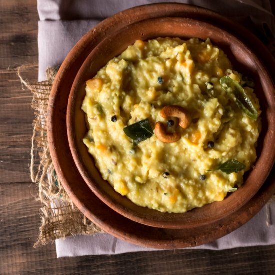 Oat Vegetable and Lentil Porridge