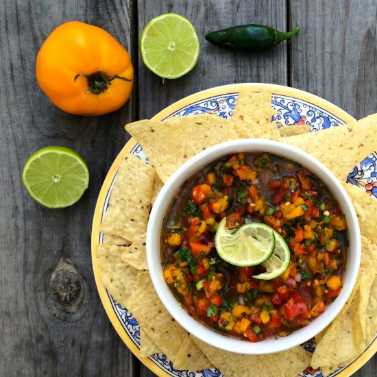 Tomato Bell Pepper Salsa