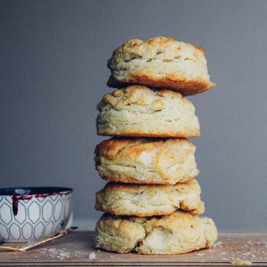 Flaky, Buttery, Buttermilk Biscuits