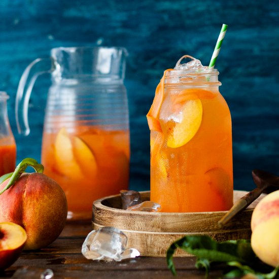 Peach Carrot Lemonade