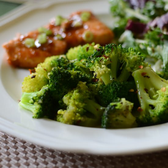 Spicy Asian Broccoli