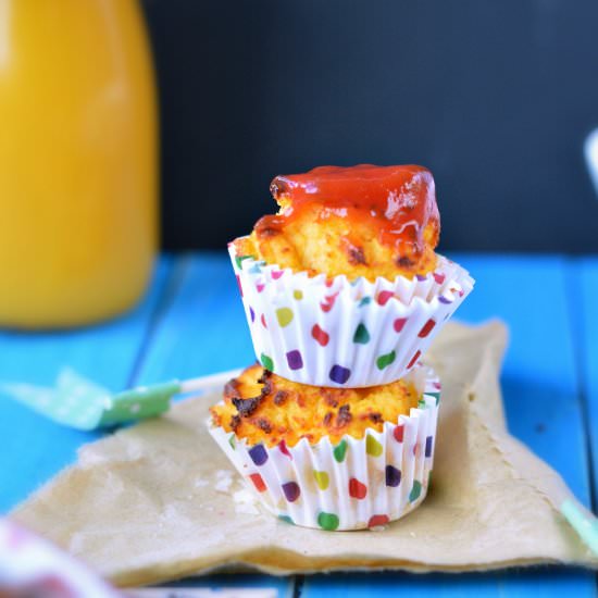 Puffy Cheesy Cauliflower Cups