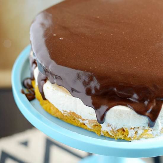 Pumpkin Boston Cream Pie