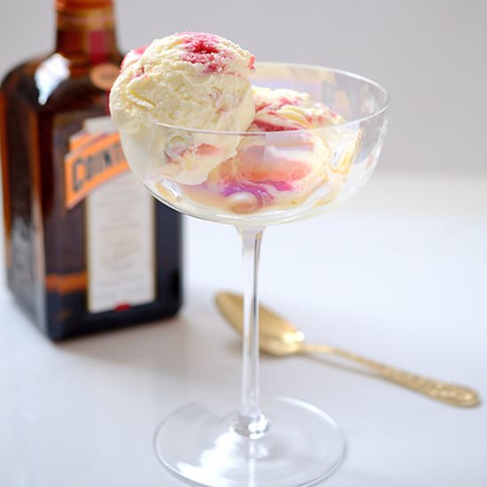 No-Churn Cointreau Ice Cream